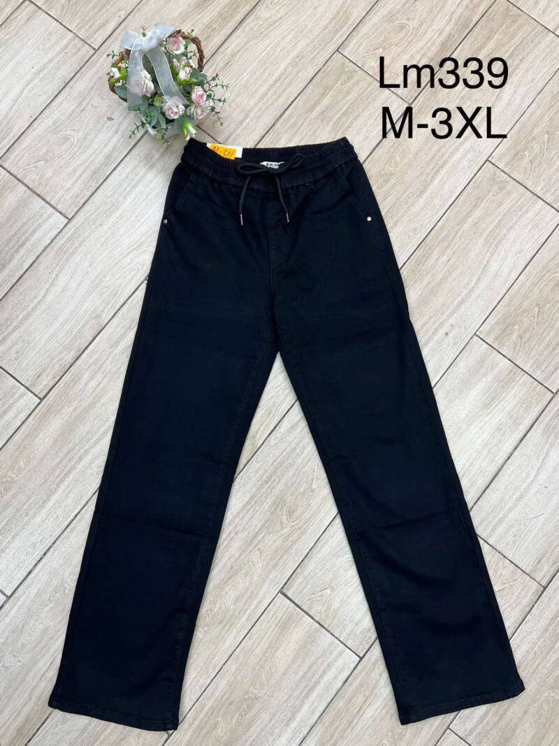 Spodnie damskie jeansy Roz M-3XL, 1 Kolor Paczka 12 szt